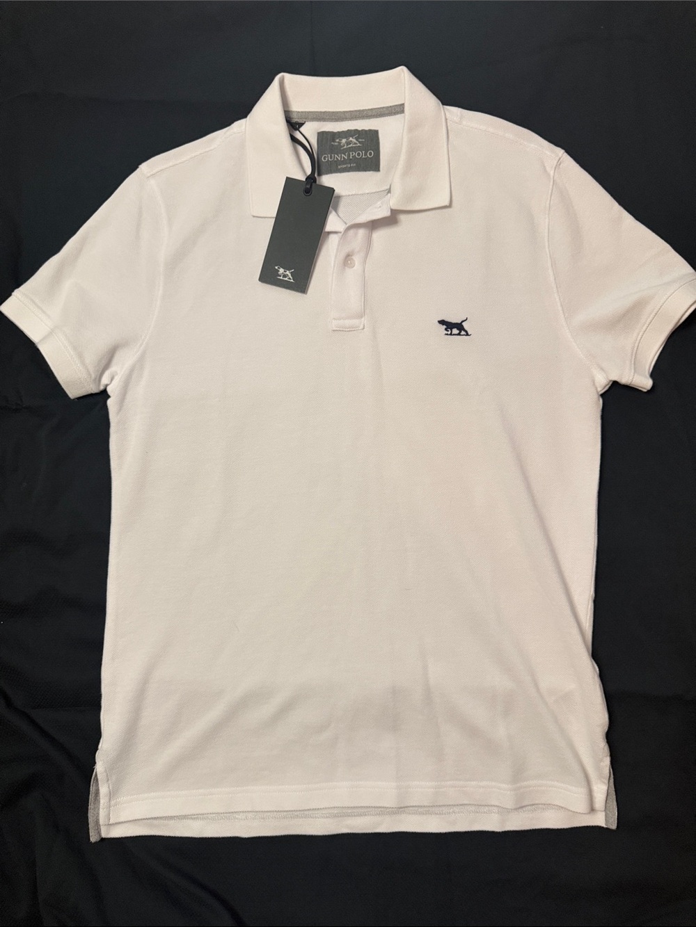 Rodd & Gunn Pale Pink Polo with Navy Logo